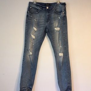 PACSUN Distressed Denim Skinny Jeans
